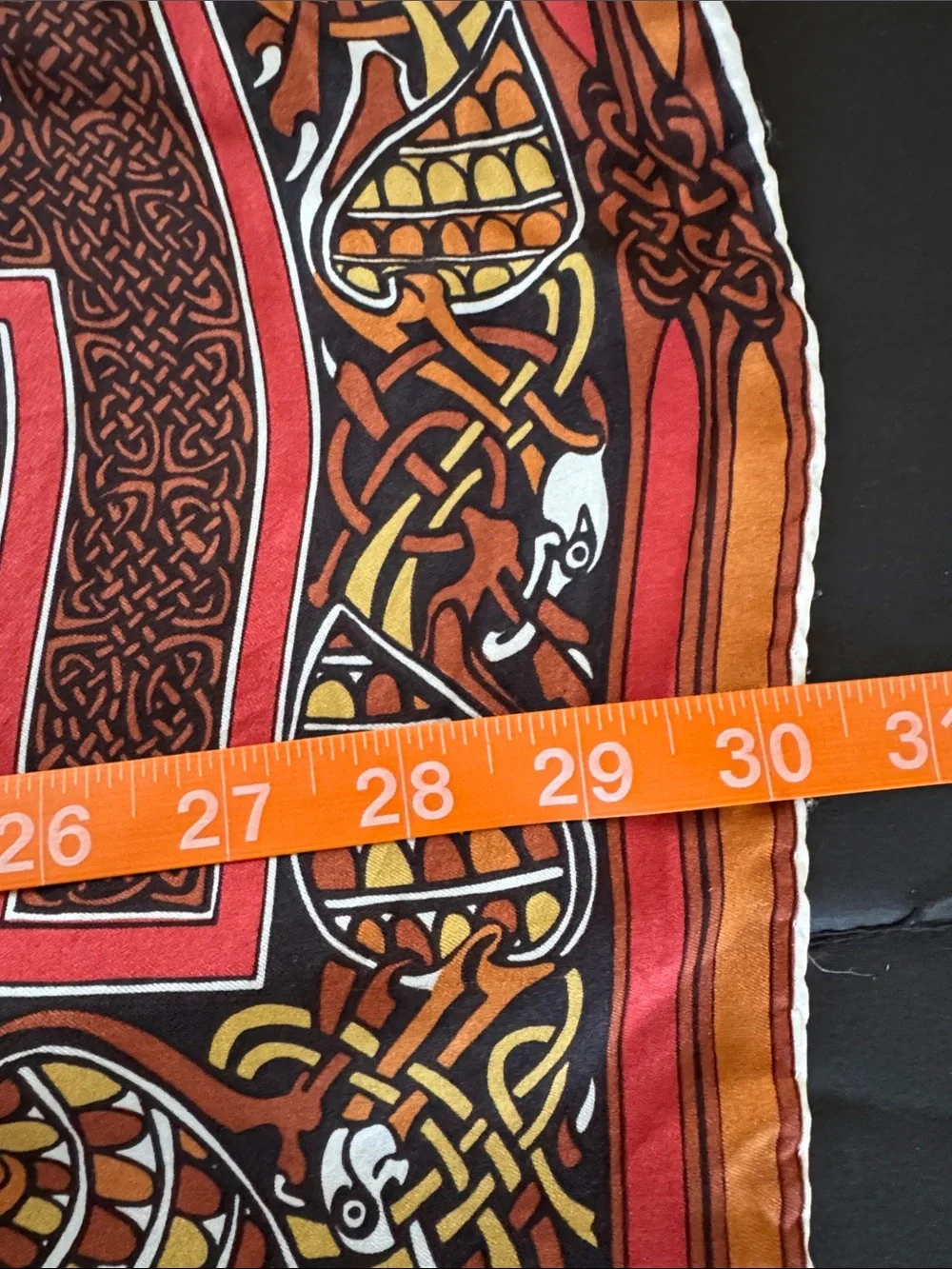 Past Times Vintage Abstract Silk Scarf